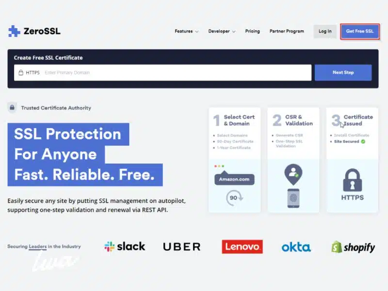 certificados ssl gratis en Zero SSL