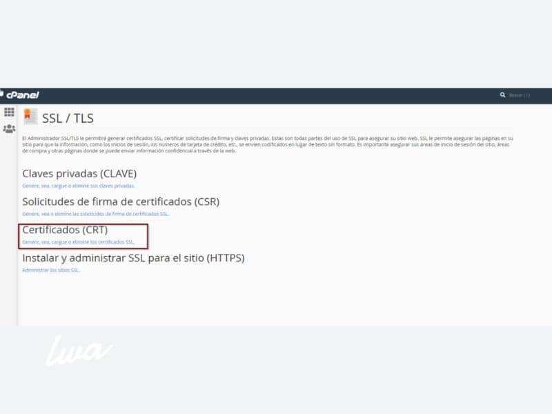 Instalar certificado SSL
