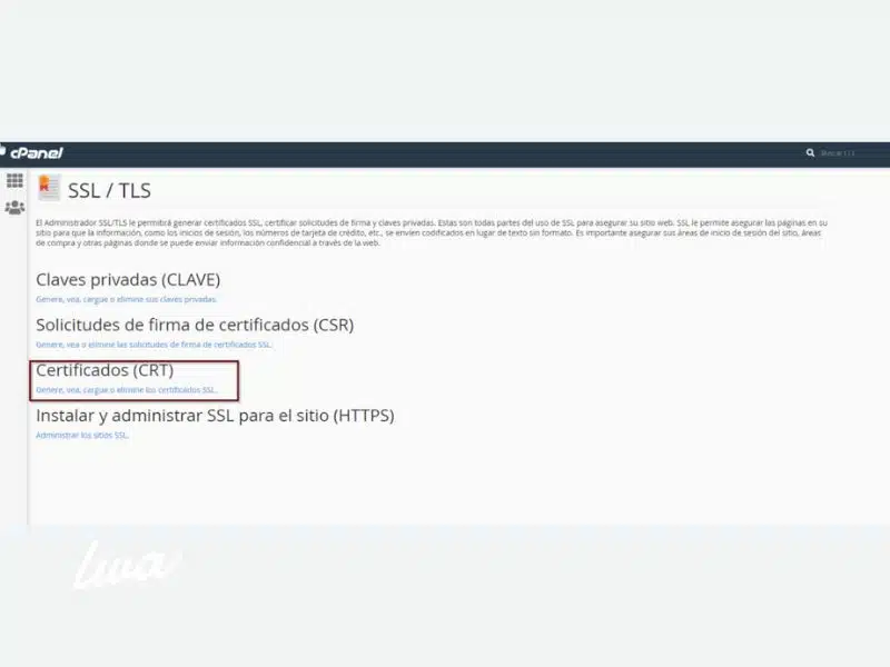 Instalar certificado SSL